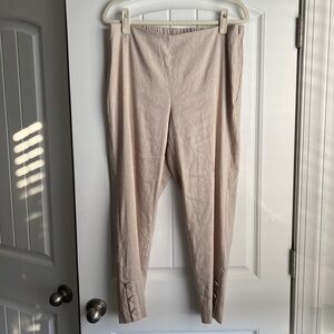 J. Jill Linen Stretch Pants in Tan